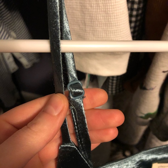 Blue metallic slip dress! - Picture 4 of 5